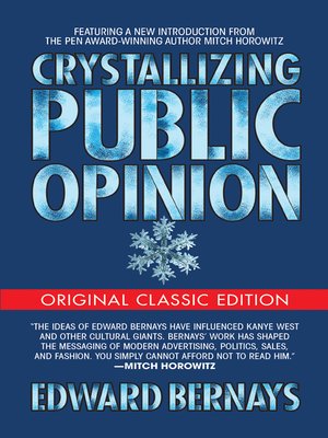 cover image of Crystallizing Public Opinion (Original Classic Edition)